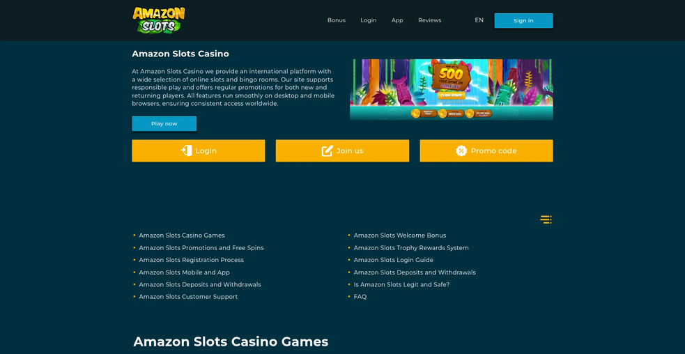 Gameplay amazon slots canada
